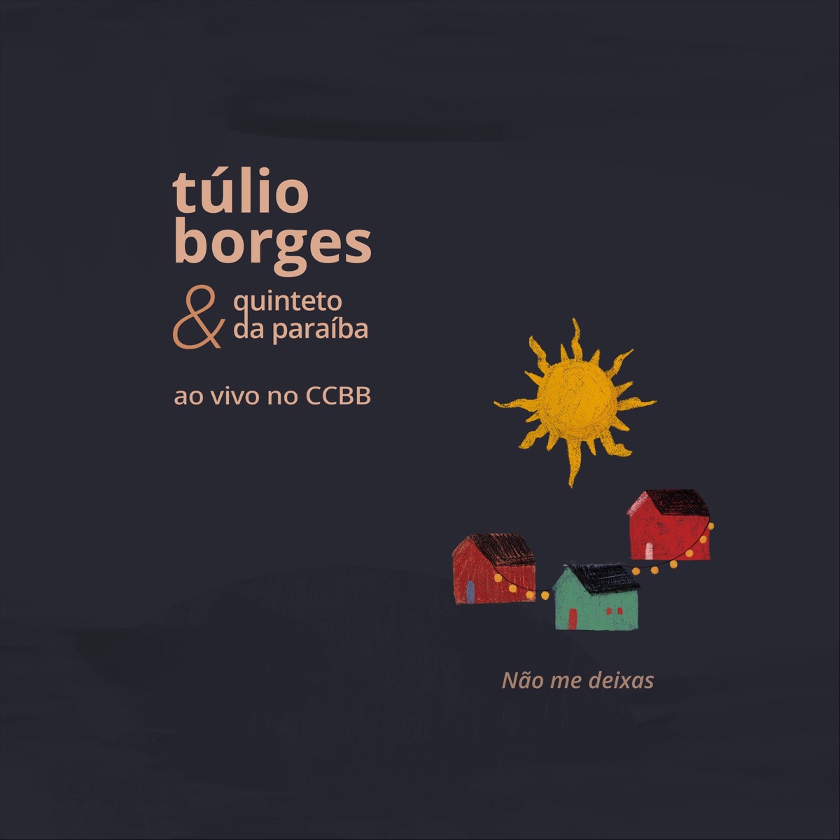 Não Me Deixas (Ao Vivo) [feat. Victor Angeleas & Pedro Miranda] - Single by Túlio Borges album cover