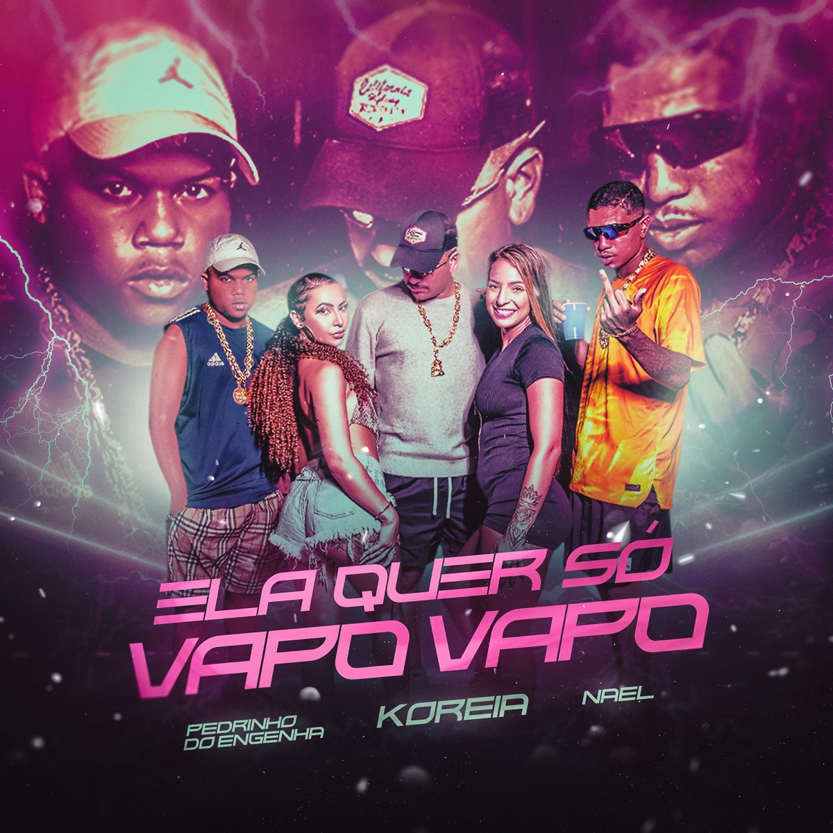 Ela Quer Só Vapo Vapo - Single by DJ Koreia, MC Pedrin do Engenha & MC Nael album cover