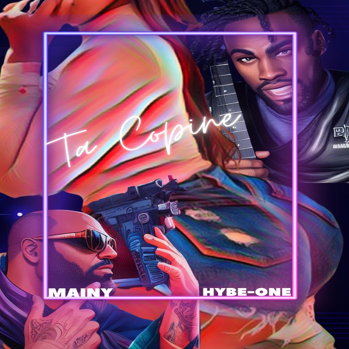 ta copine (feat. Hybe-one) - Single by Mainy Dog album cover