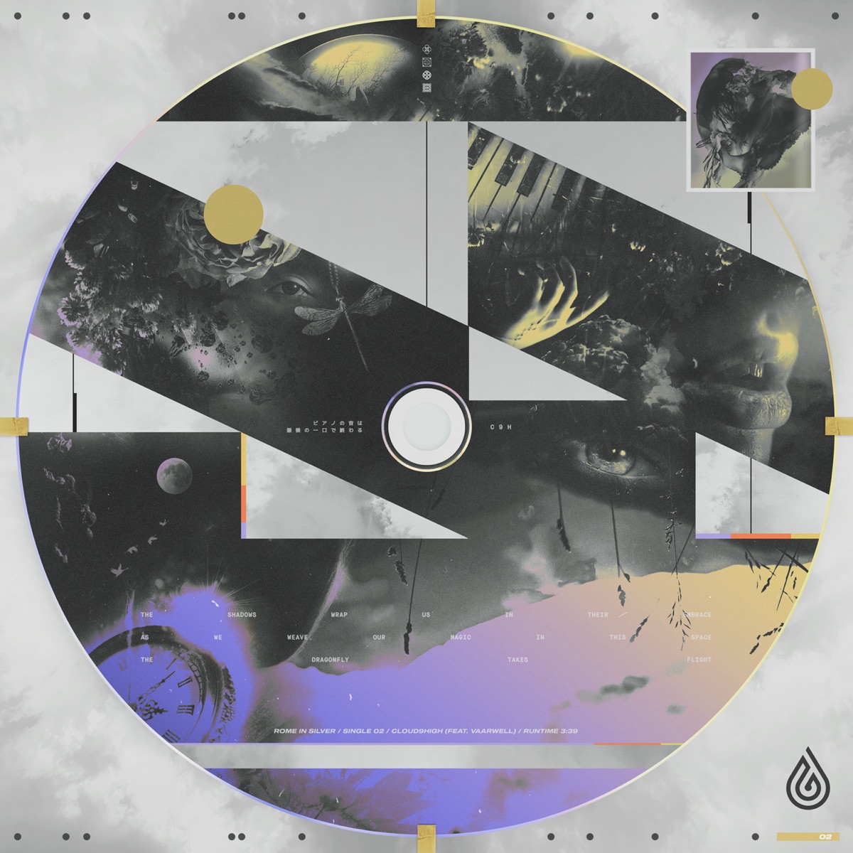 Cloud9high - Single by Rome in Silver & Vaarwell album cover