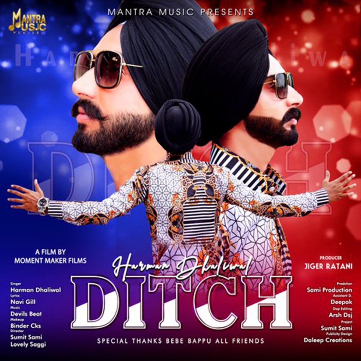 Ditch - Single by Harman Dhaliwal album cover