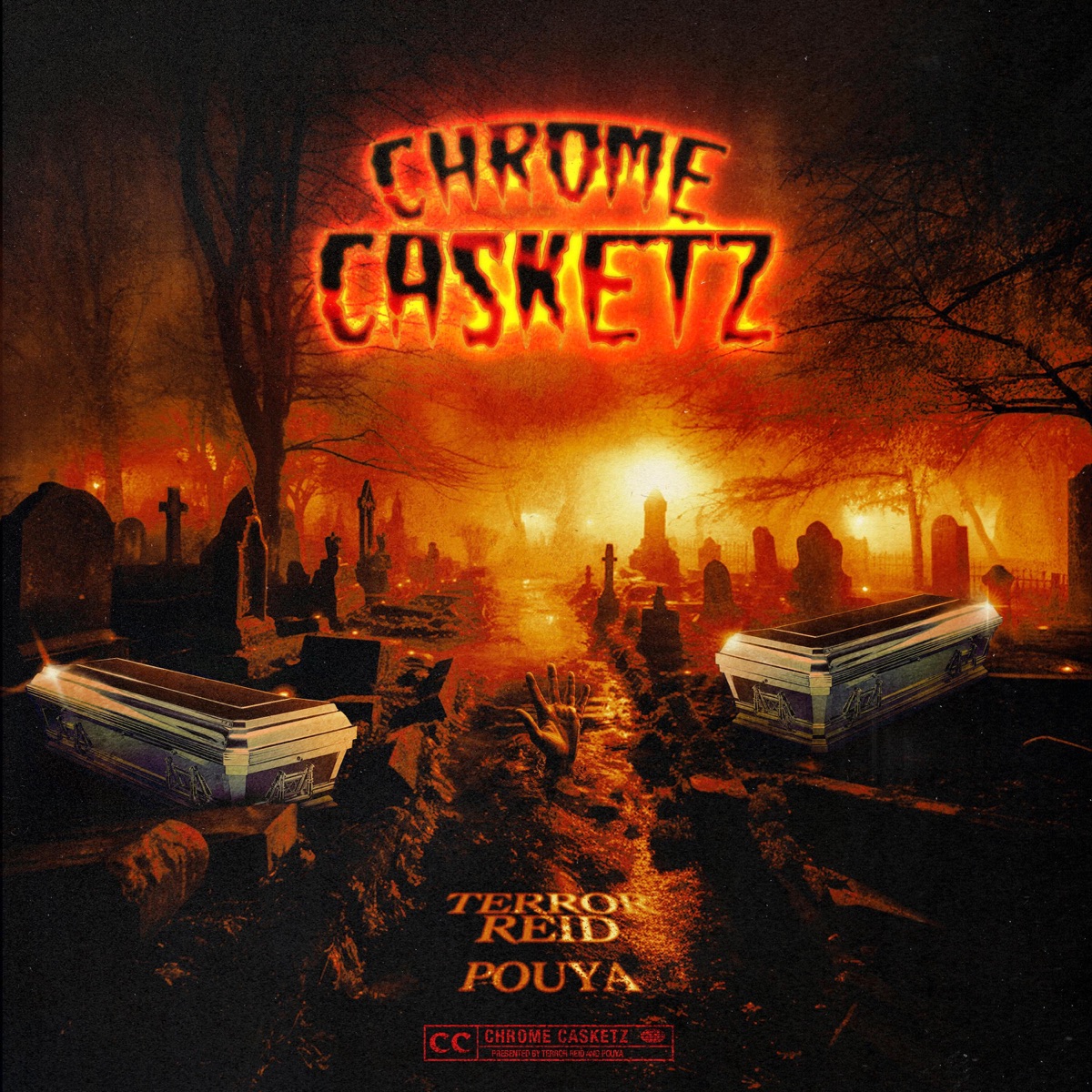 Chrome Casketz - EP by TERROR REID & Pouya album cover