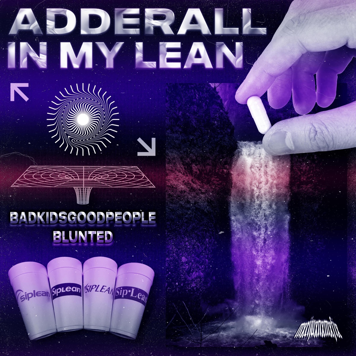 Adderall In My Lean - Single by BadKidsGoodPeople & blunted album cover
