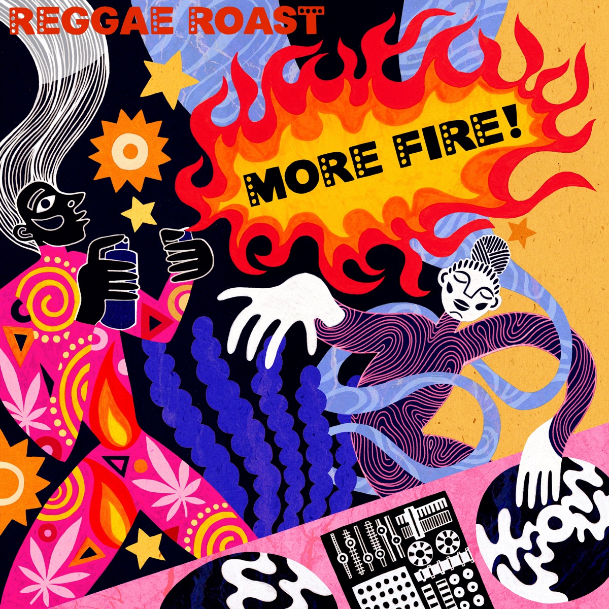 More Fire! by Reggae Roast album cover