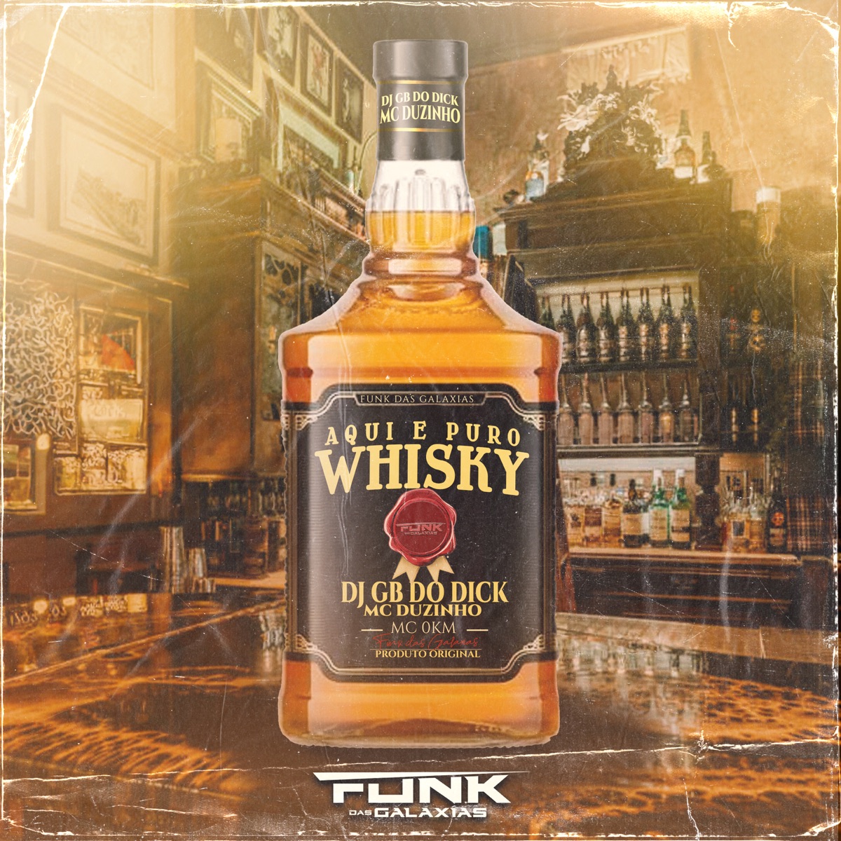 Aqui É Puro Whisky - Single by MC DUZINHO DO CABARÉ, MC 0KM & DJ GB do Dick album cover
