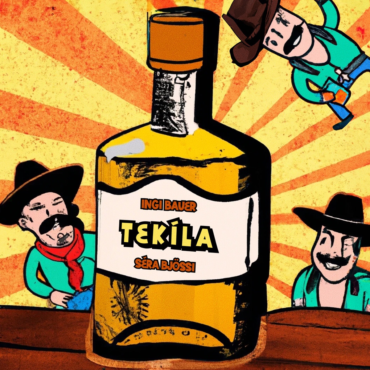 Tekíla - Single by Ingi Bauer & Séra Bjössi album cover