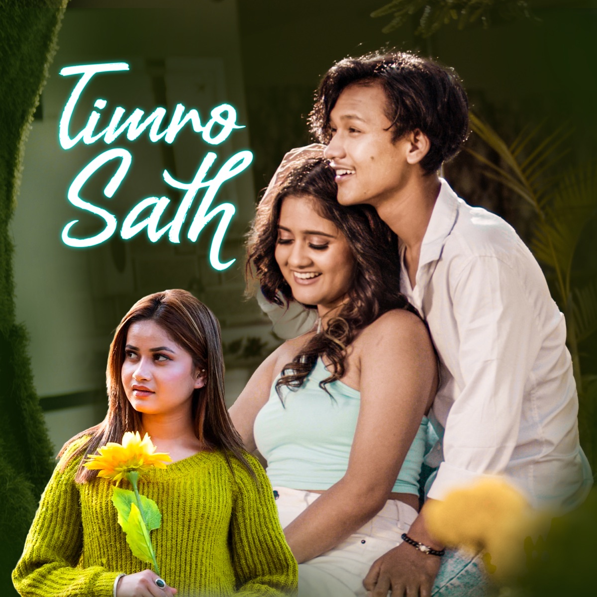 Timro Sath - Single by Bikram Chauhan, Eleena Chauhan & Ananda Khatri album cover