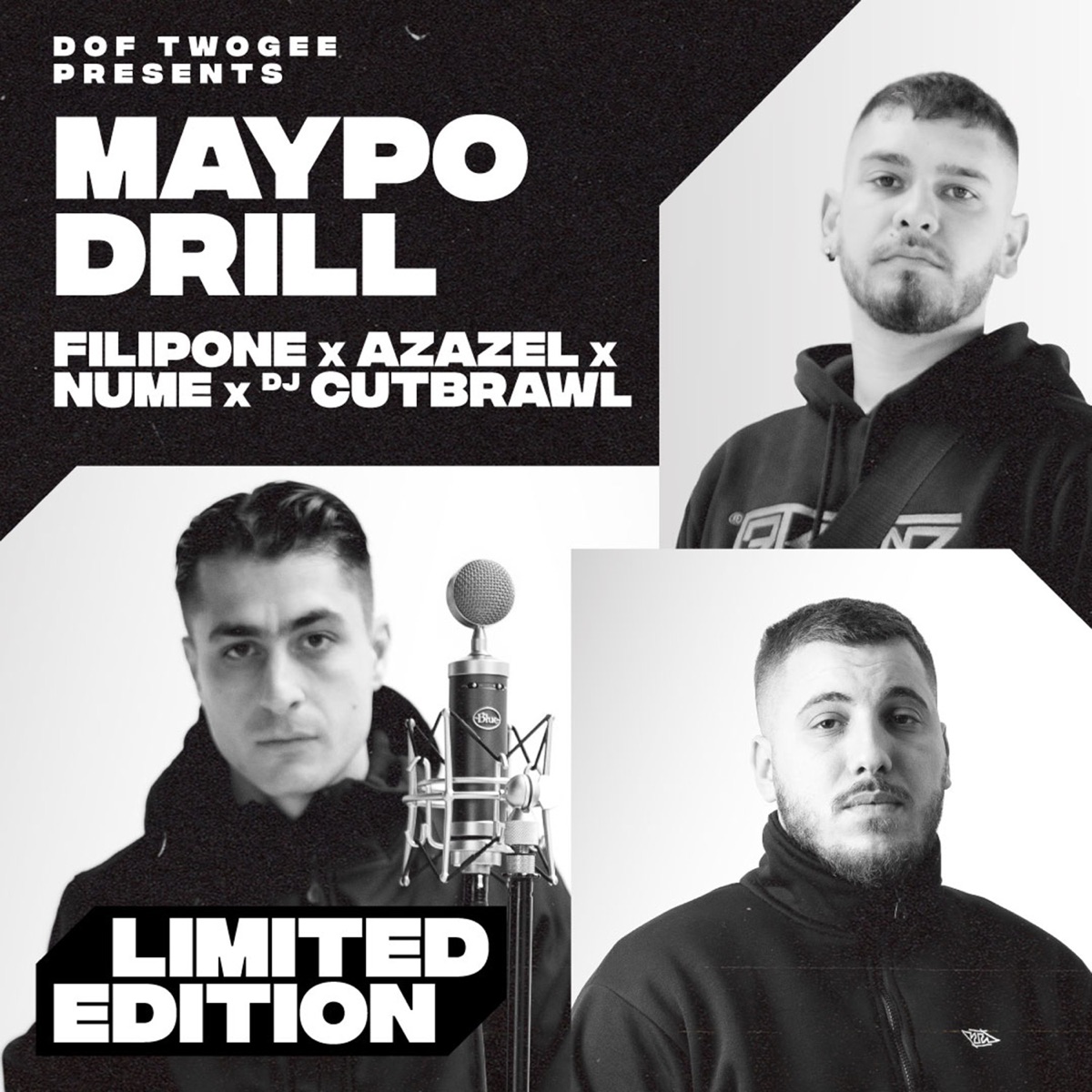 Mavro Drill (feat. Nume & DJ Cutbrawl) - Single by Dof Twogee, Filipone & Azazel album cover
