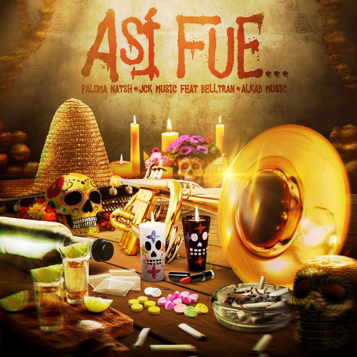 Así Fue (Cover) [feat. Alkab Music & Belltran] - Single by Paloma Natsh & JCK Music album cover