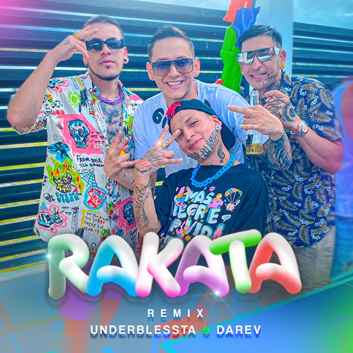 Rakata (Remix) - Single by DAREV & Underblessta album cover