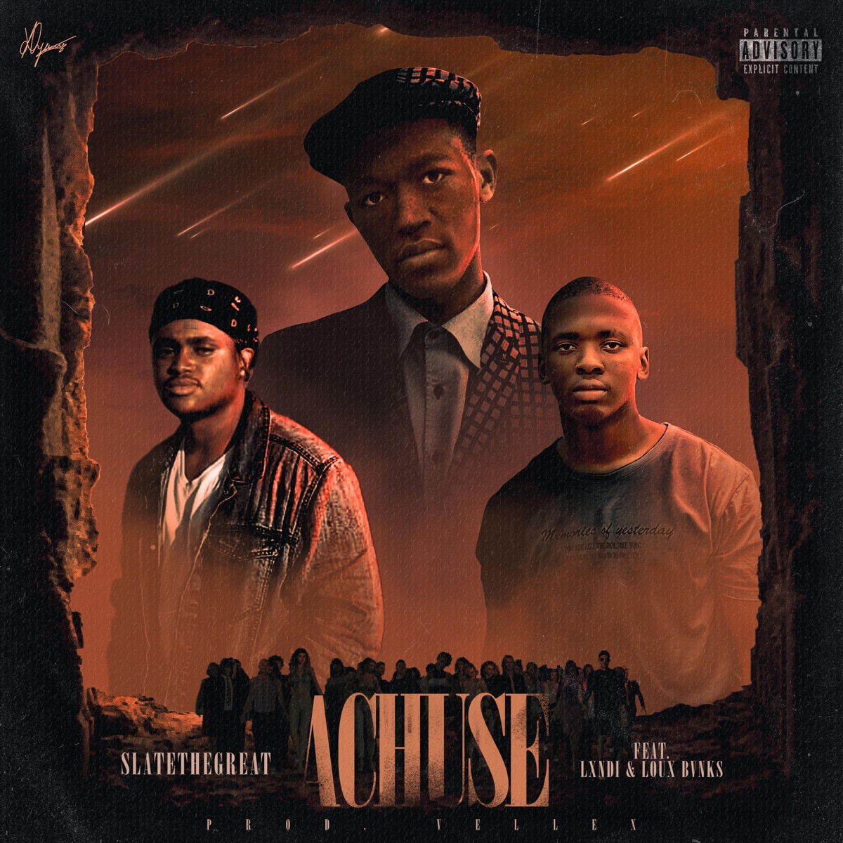 Achuse (feat. Lxndi, Loux Bvnks & VellexBeatz) - Single by Slate The Great album cover