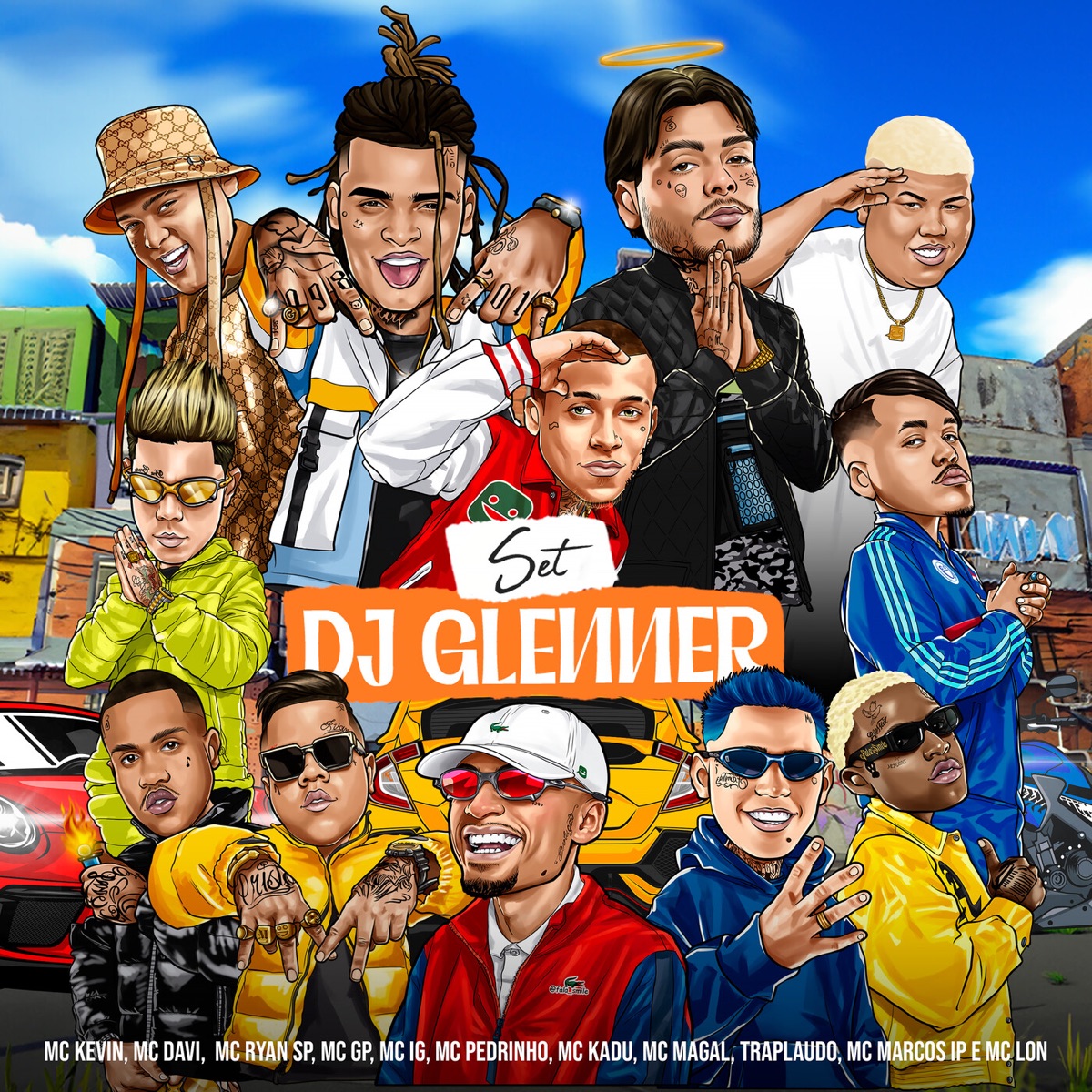 SET DJ Glenner - EP by DJ Glenner, Mc Kevin, MC Magal, Mc IG, TrapLaudo, Mc Marcos IP, Mc Davi, MC Ryan SP, MC GP, Mc Kadu, Mc Lon & Mc Pedrinho album cover