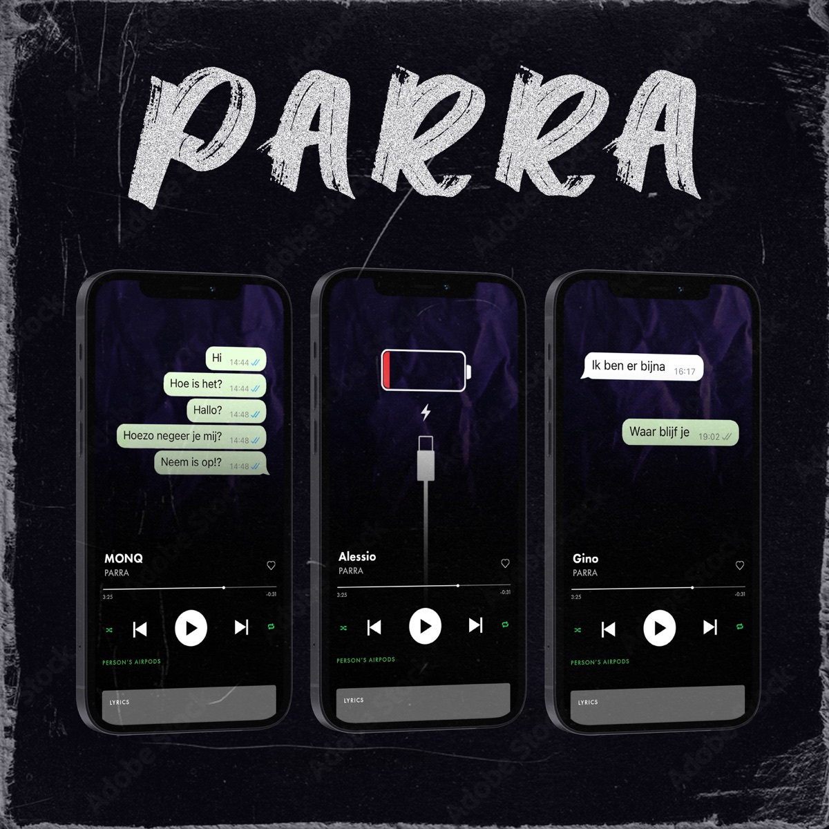 Parra (feat. Alessio) - Single by Monq & Gino album cover