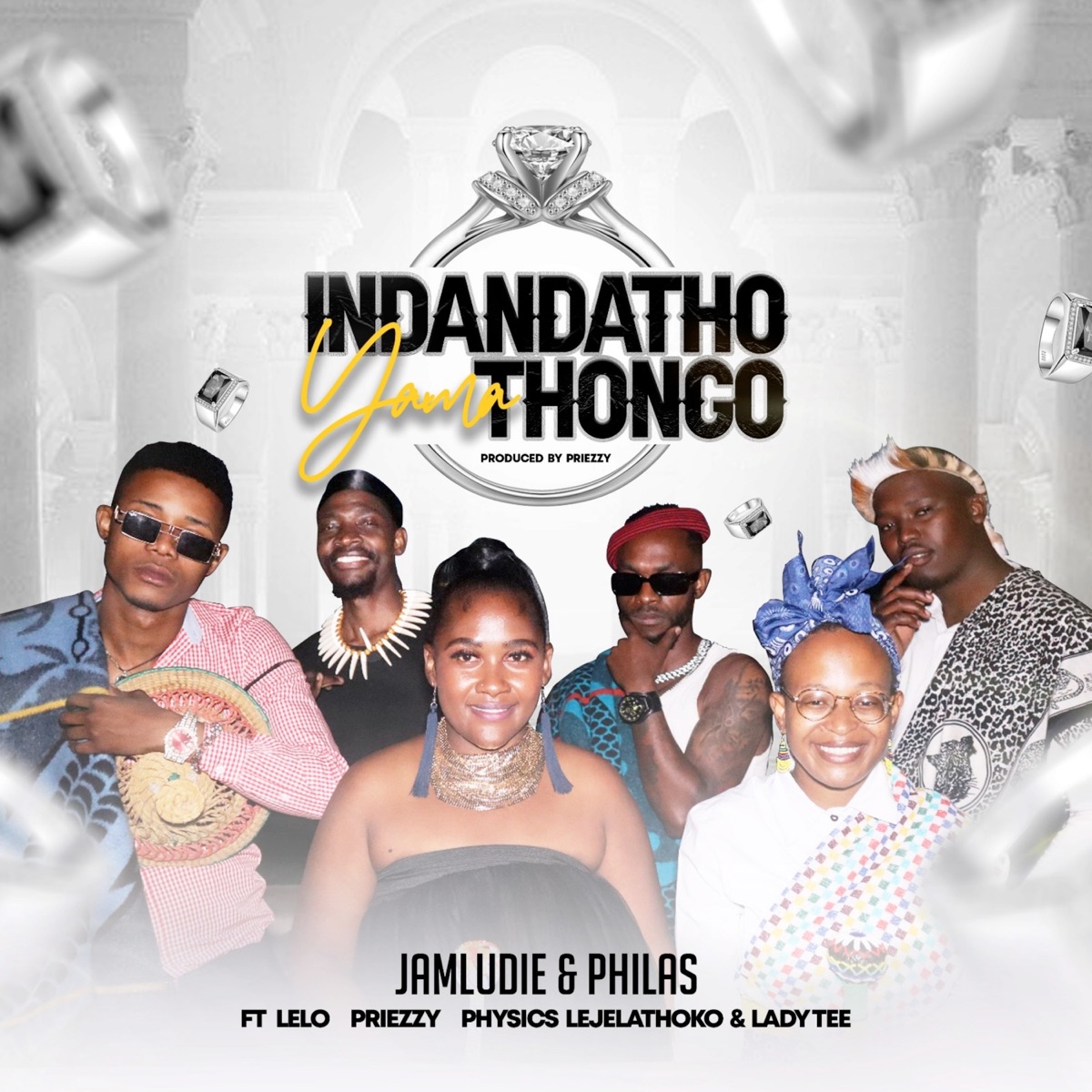 Indandatho Yama Thongo (feat. Lady-Tee, Physics Lejelathoko, LELO & Priezzy) - Single by Philas & Jamludie album cover