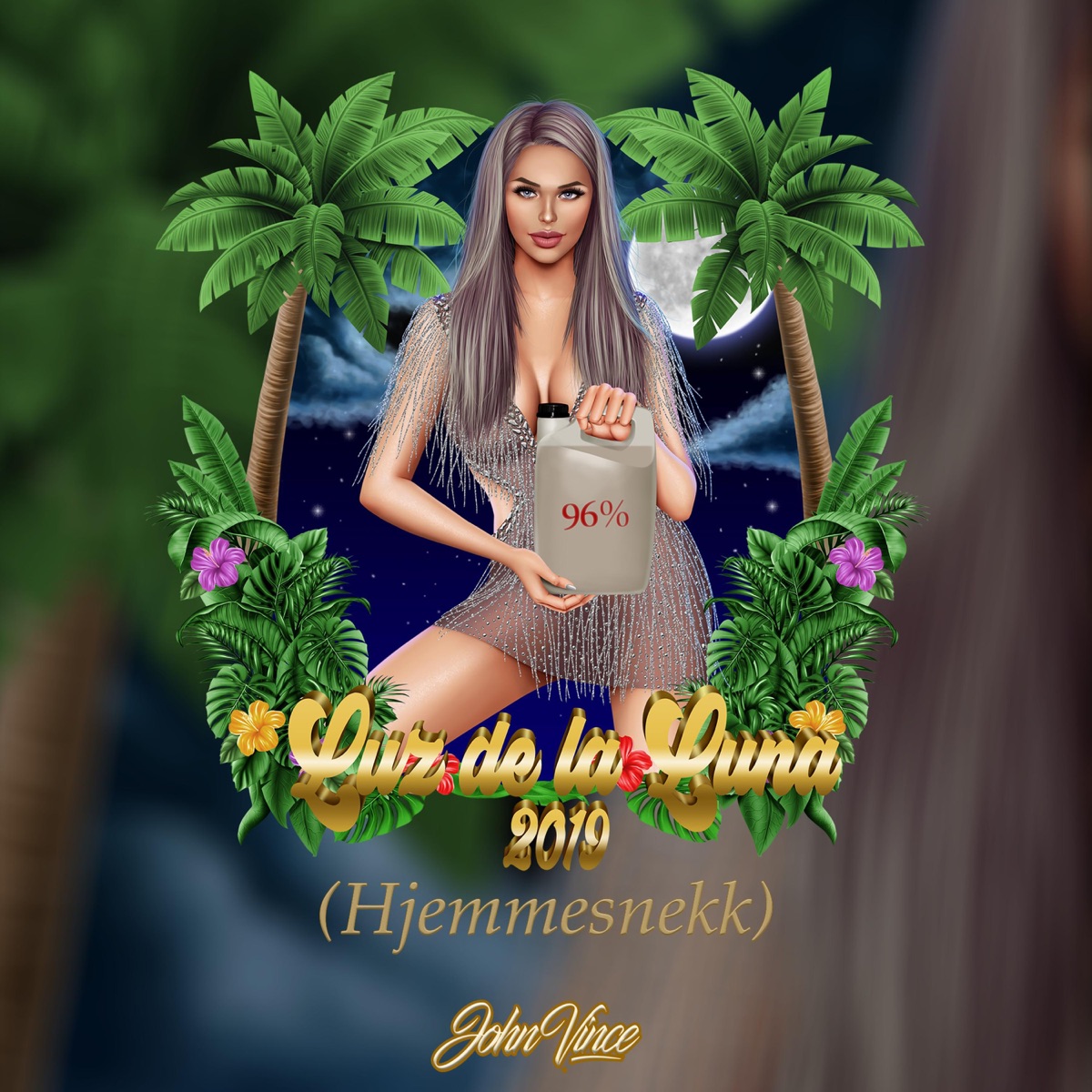 Luz de la Luna 2019 (Hjemmesnekk) - Single by JOHN VINCE album cover
