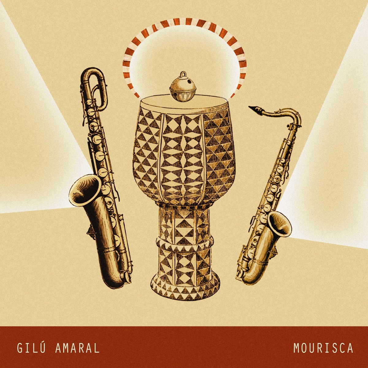 Mourisca (feat. Henrique Albino, Alan Ameson, Alex Santana, Marcone Túlio & Nilsinho Amarante) - Single by Gilú Amaral album cover