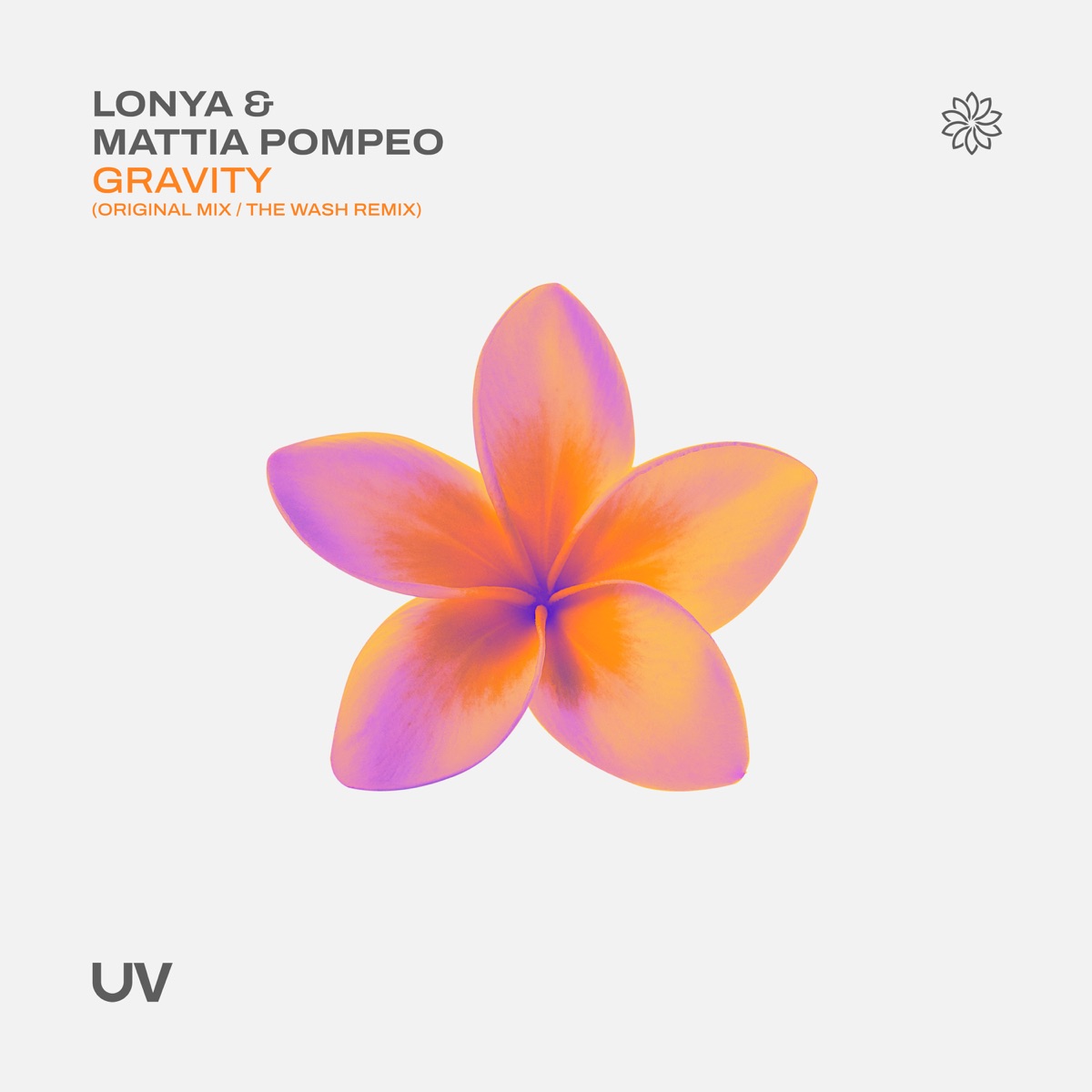 Gravity - Single by Lonya, Mattia Pompeo & The Wash album cover