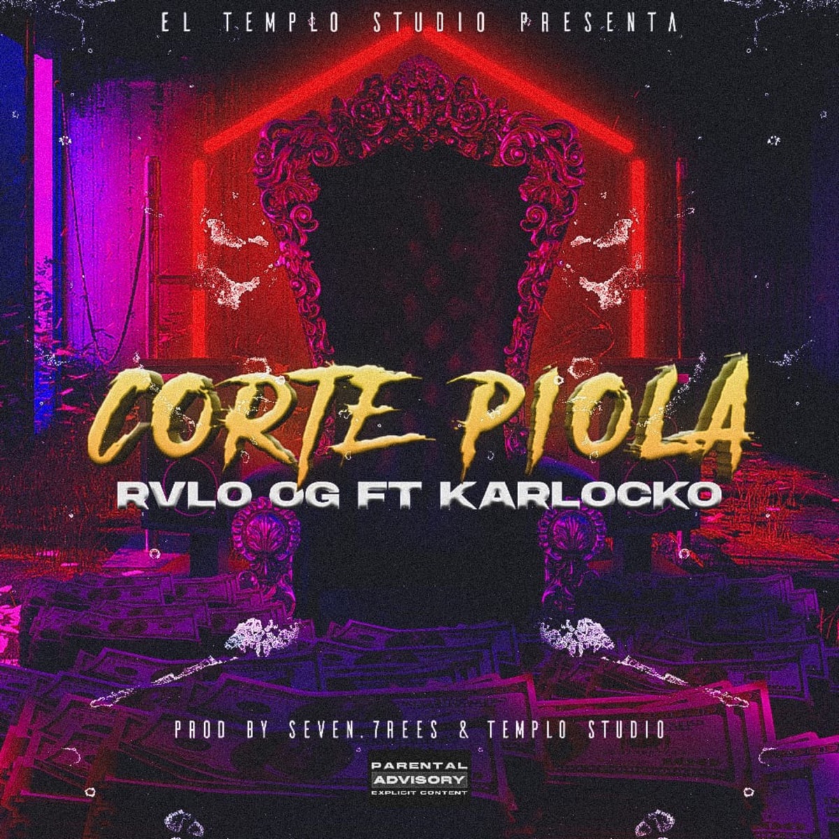 CORTE PIOLA (2021 Versión Remasterizada) [feat. karlocko] - Single by Rvlo OG album cover