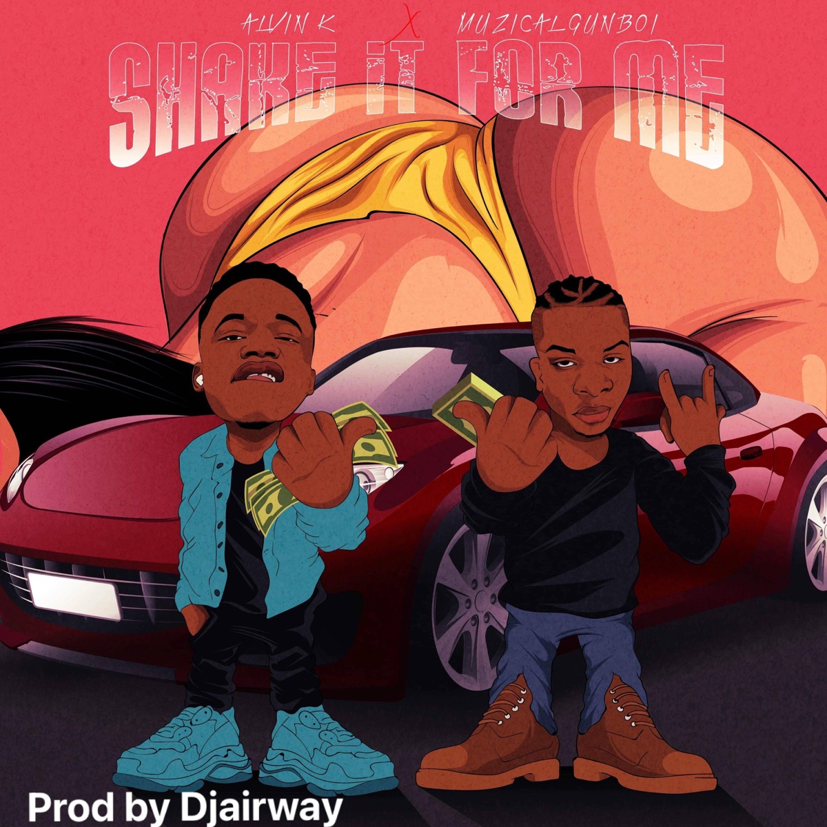 Shake it for me (feat. Mûzîçäl Gunboi) - Single by Alvin K album cover