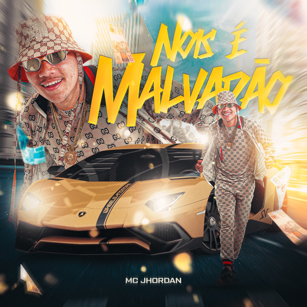 Nóis É Malvadão - Single by Mc Jhordan album cover