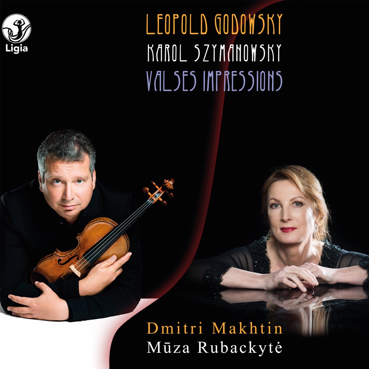 Leopold Godowsky - Karol Szymanowski: Valses Impressions by Dmitri Makhtin & Mūza Rubackytė album cover