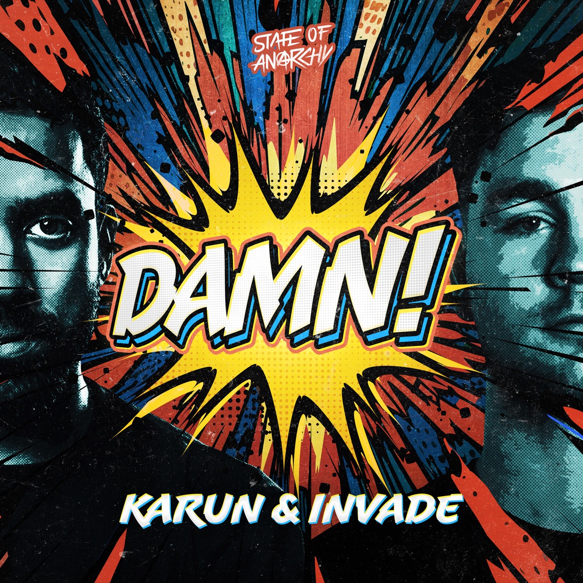 Damn! - Single by Karun & Invade album cover