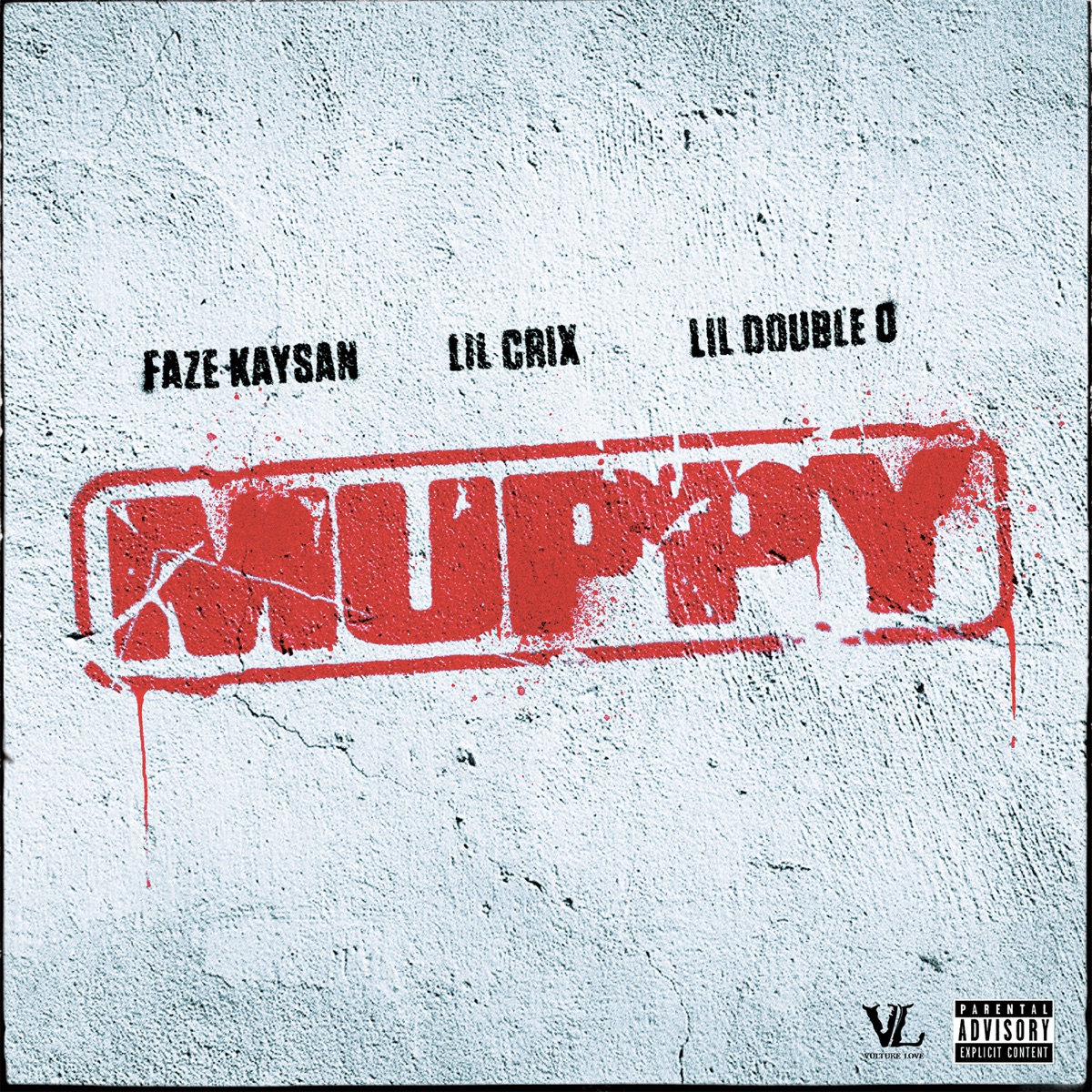 Muppy - Single by Lil Crix, FaZe Kaysan & Lil Double 0 album cover artwork