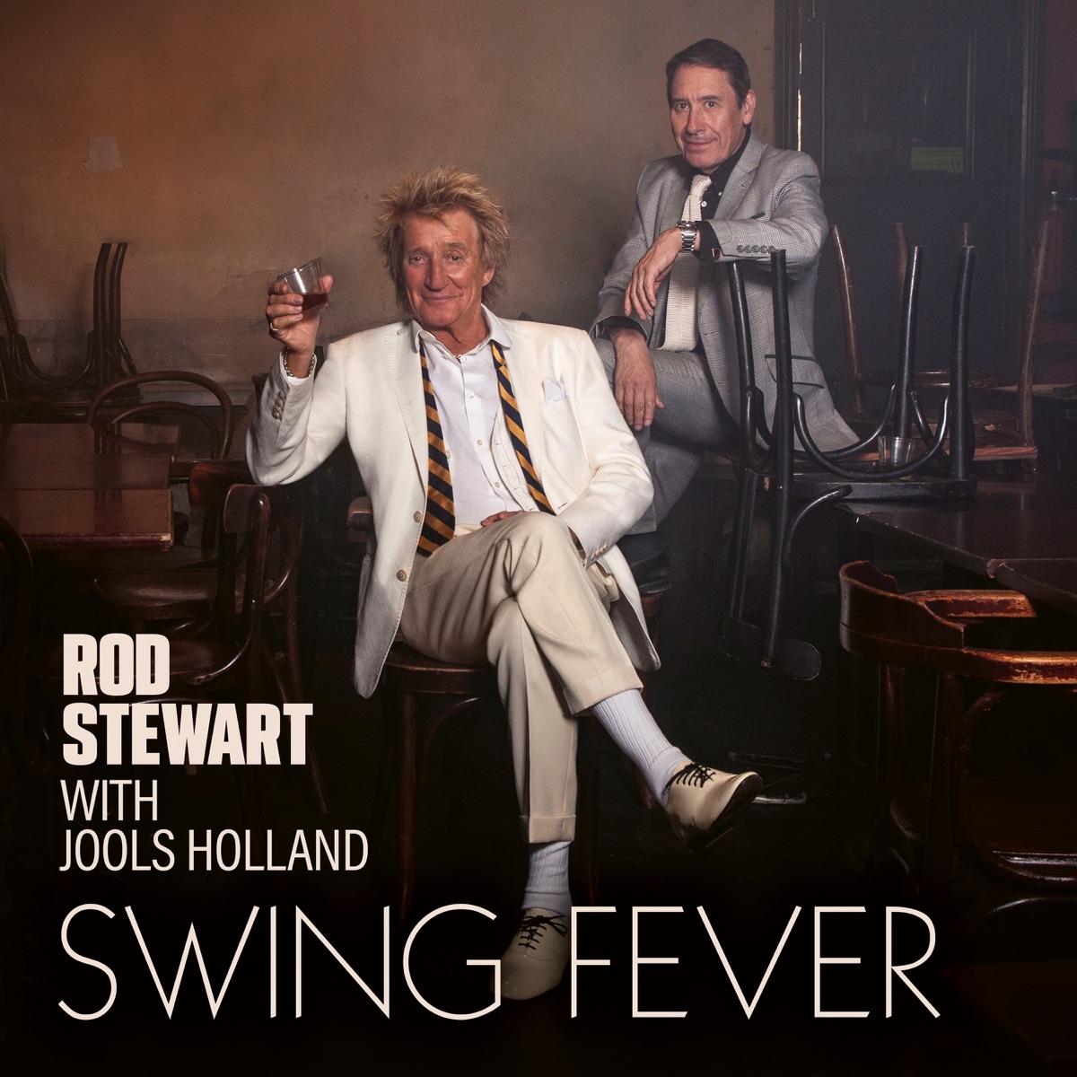 Swing Fever by Rod Stewart & Jools Holland album cover