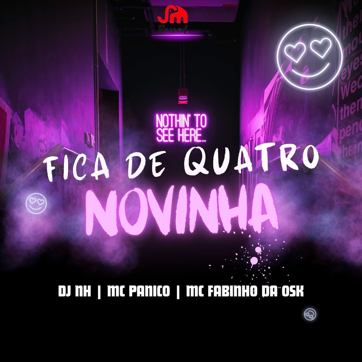 Fica de Quatro Novinha - Single by dj nh, Mc Panico & MC Fabinho da Osk album cover