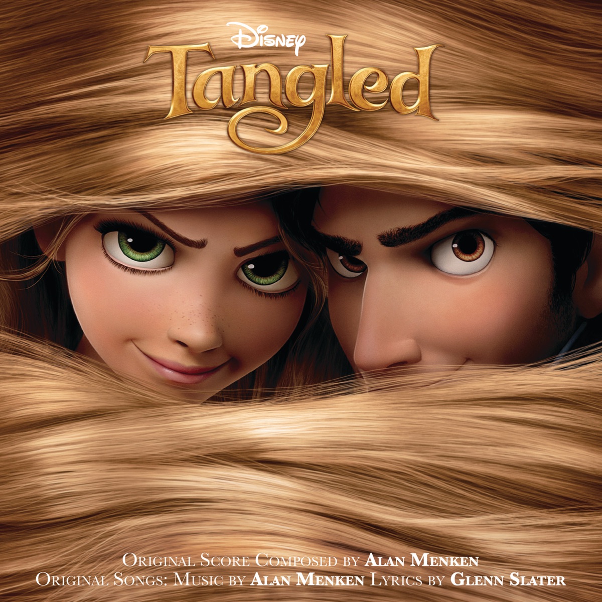 Tangled (Soundtrack from the Motion Picture) by Alan Menken, Glenn Slater, Mandy Moore, Zachary Levi & Donna Murphy album cover
