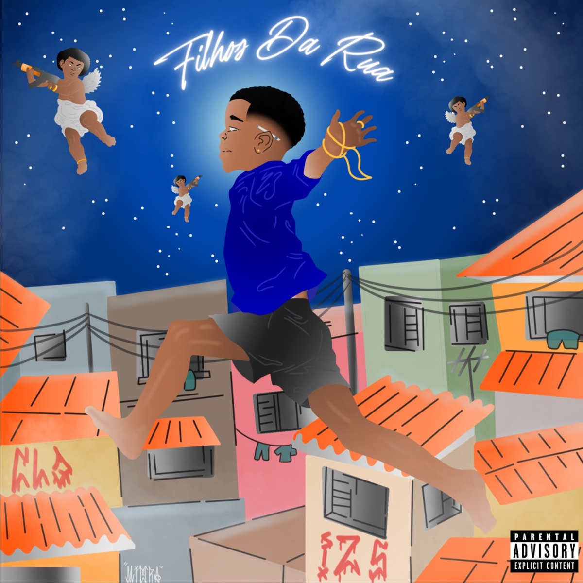 Filhos da Rua (feat. LZR, MD & Hugo) - Single by Irmandade Zona Sul album cover