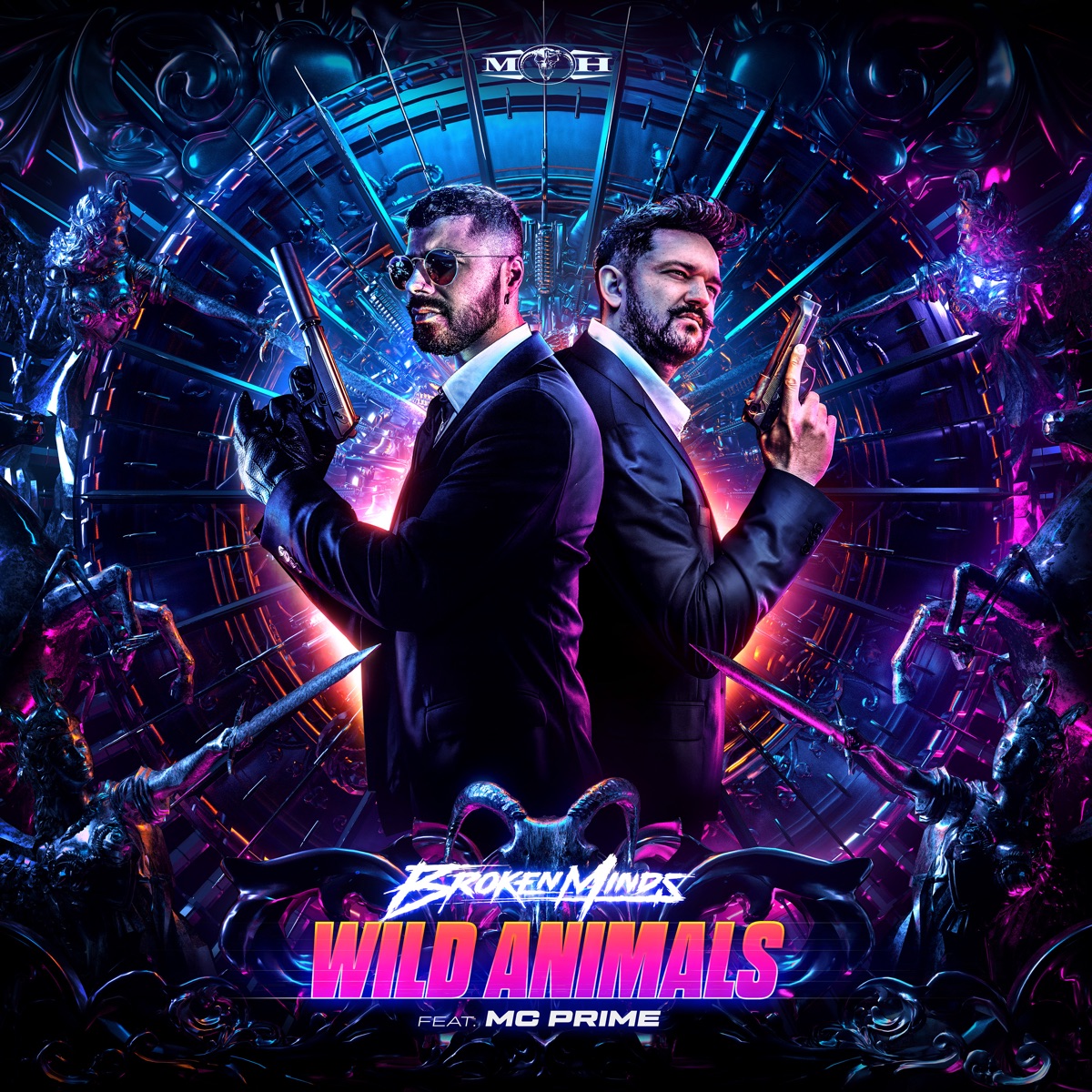 Wild Animals (Extended Mix) - Single by Broken Minds & Mc Prime album cover
