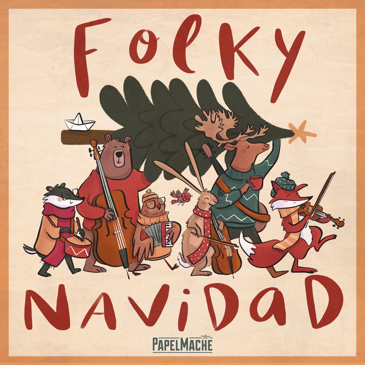 Folky Navidad by Papel Maché album cover