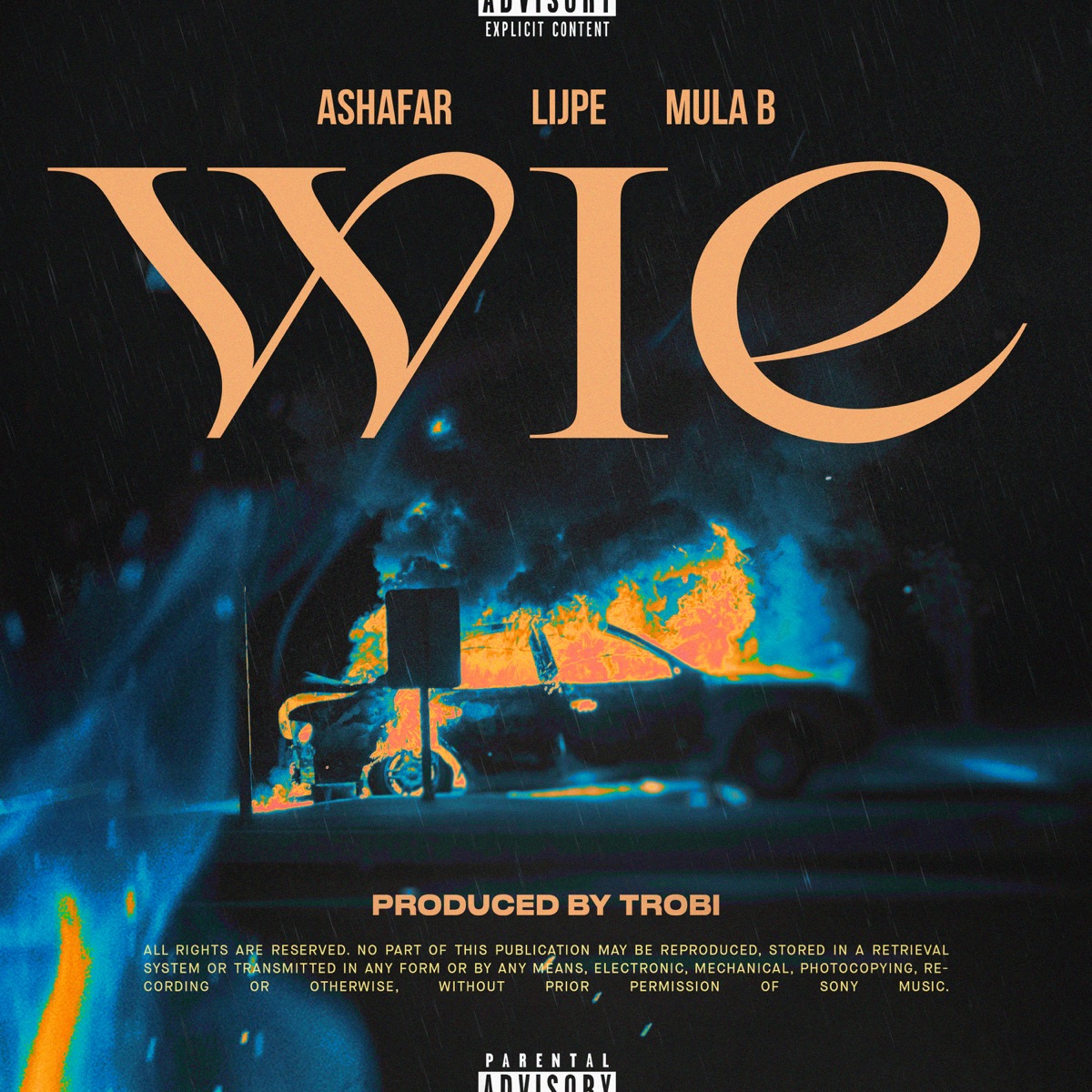 Wie - Single by Ashafar, Lijpe & Mula B album cover