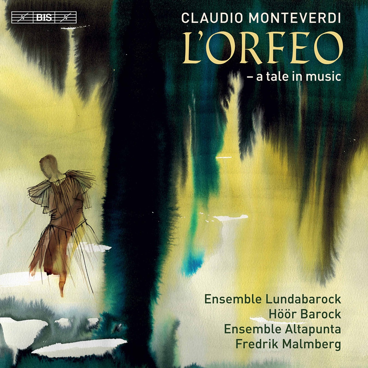 Monteverdi: L'Orfeo, SV 318 by Johan Linderoth, Kristina Hellgren, Karl Peter Eriksson, Höör Barock & Fredrik Malmberg album cover