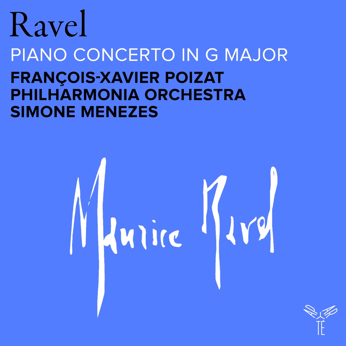Ravel: Piano Concerto in G Major - Single by François-Xavier Poizat, Philharmonia Orchestra & Simone Menezes album cover