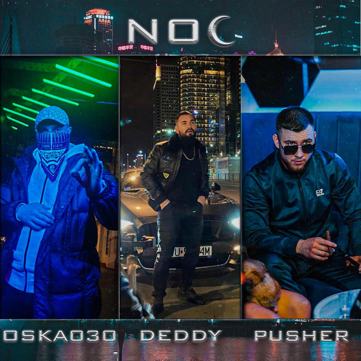 Noc - Single by Deddy, Oska030 & Pusher album cover