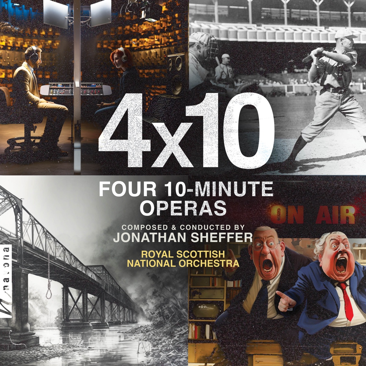 4x10: Four 10-Minute Operas by Royal Scottish National Orchestra & Jonathan Sheffer album cover