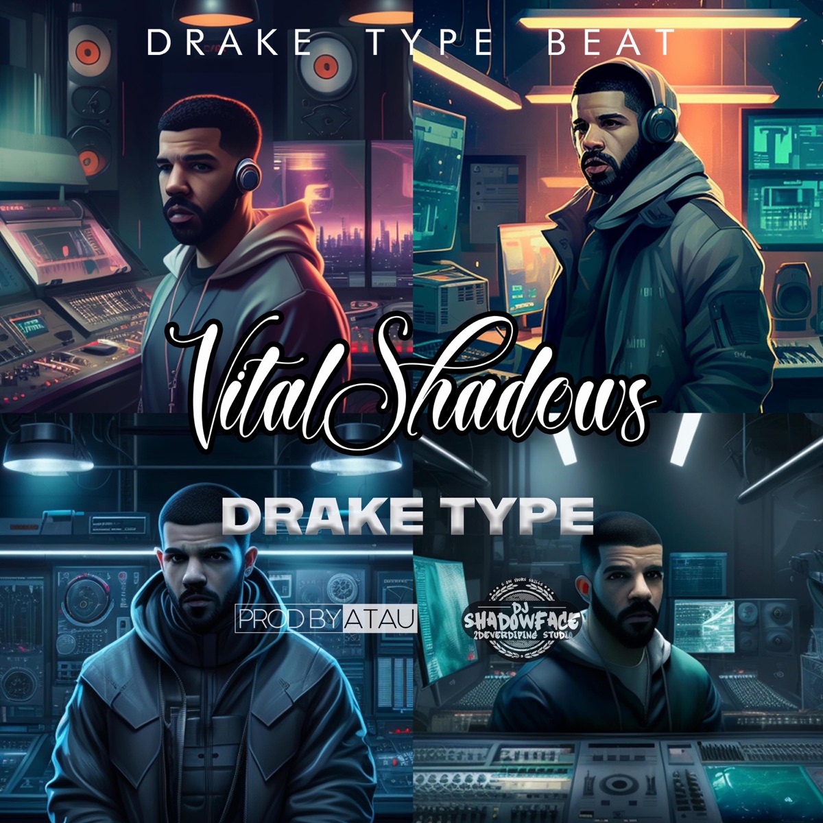 DRAKE TYPE (feat. prodbyatau & DJ SHADOWFACE) - Single by VITALSHADOWSBEATS album cover