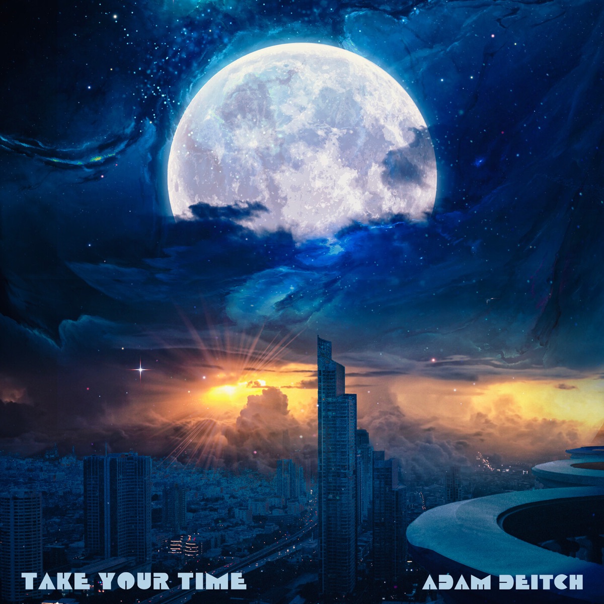 TAKE YOUR TIME by Adam Deitch album cover