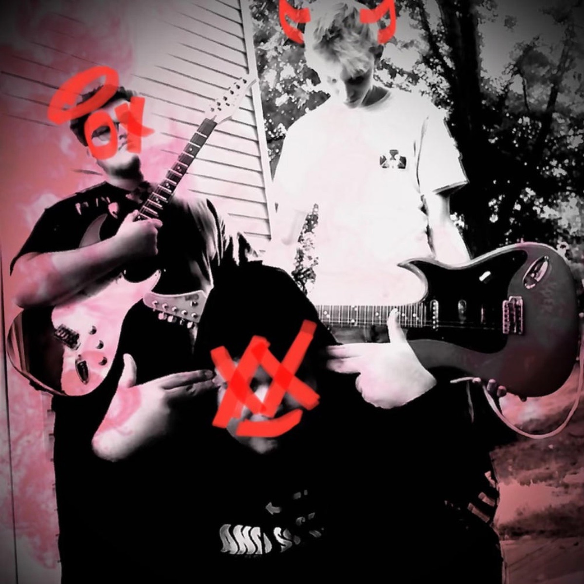 Drugs and Guitars (feat. STXRLIGXT, POPSTARR, Flower Trauma, Lil Nelly & Lil-Oni) - Single by Mictainn album cover