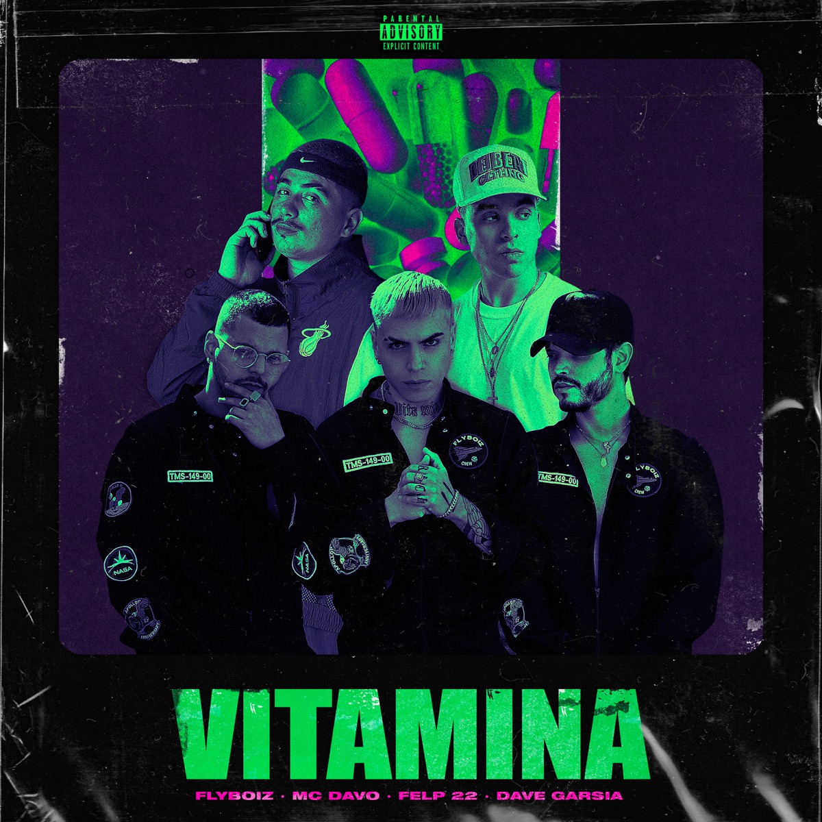 Vitamina (feat. Dave Garsía) - Single by Flyboiz, MC Davo & Felp 22 album cover