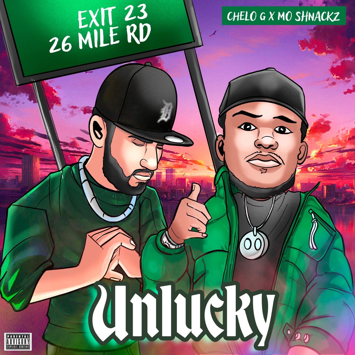 Unlucky (feat. Mo Shnackz) - Single by Chelo G album cover
