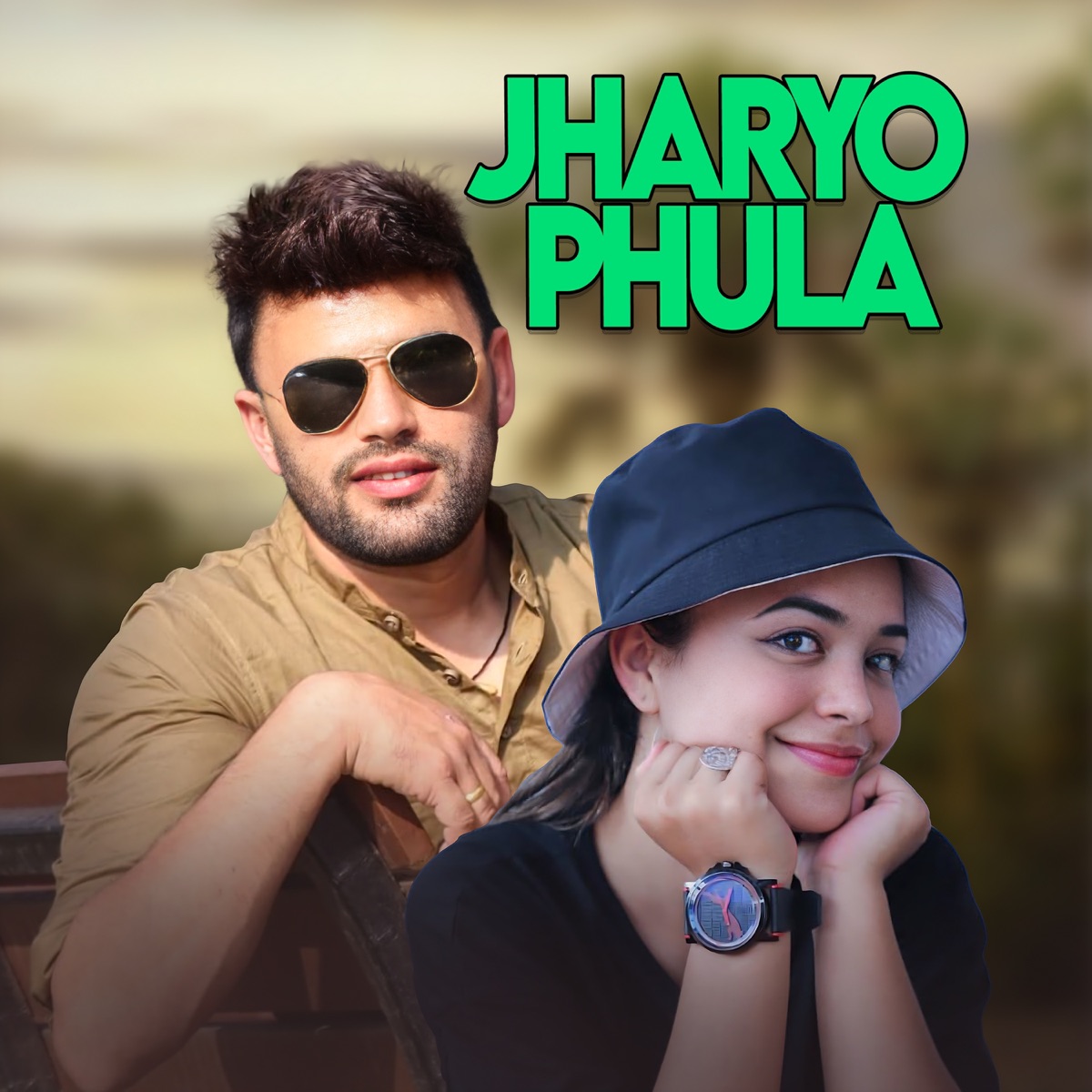 Jharyo Phula - EP by Tek Chapagain Tnc & Samikshya Adhikari album cover