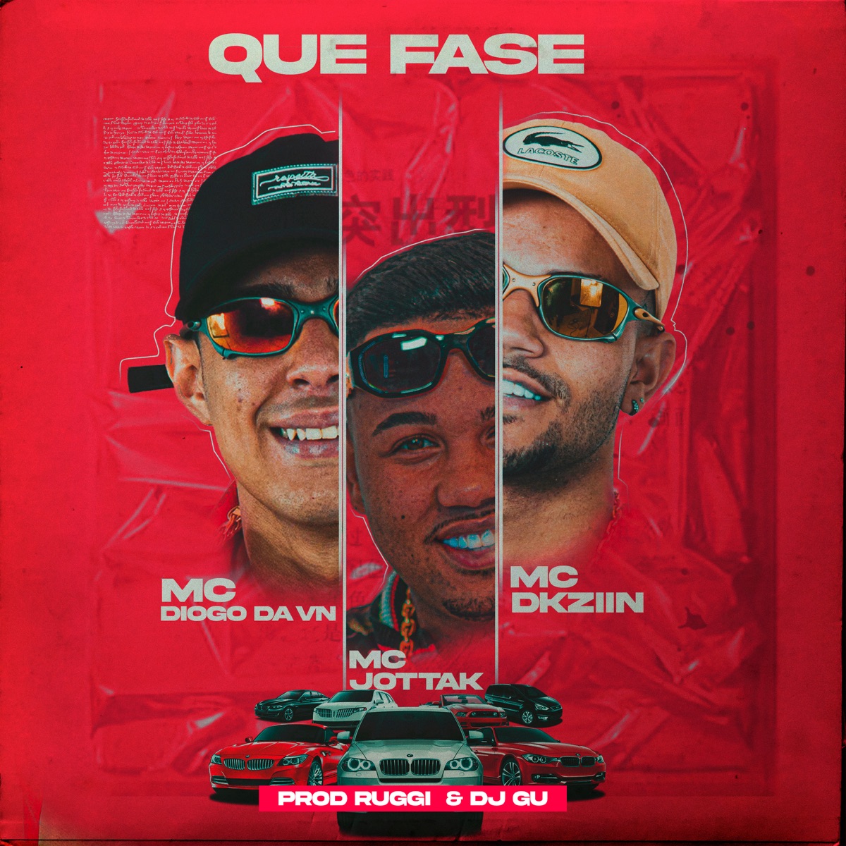 Que Fase (feat. DJ Gu & Ruggi) - Single by Mc Dkziin, MC Jottak & MC Diogo da vn album cover
