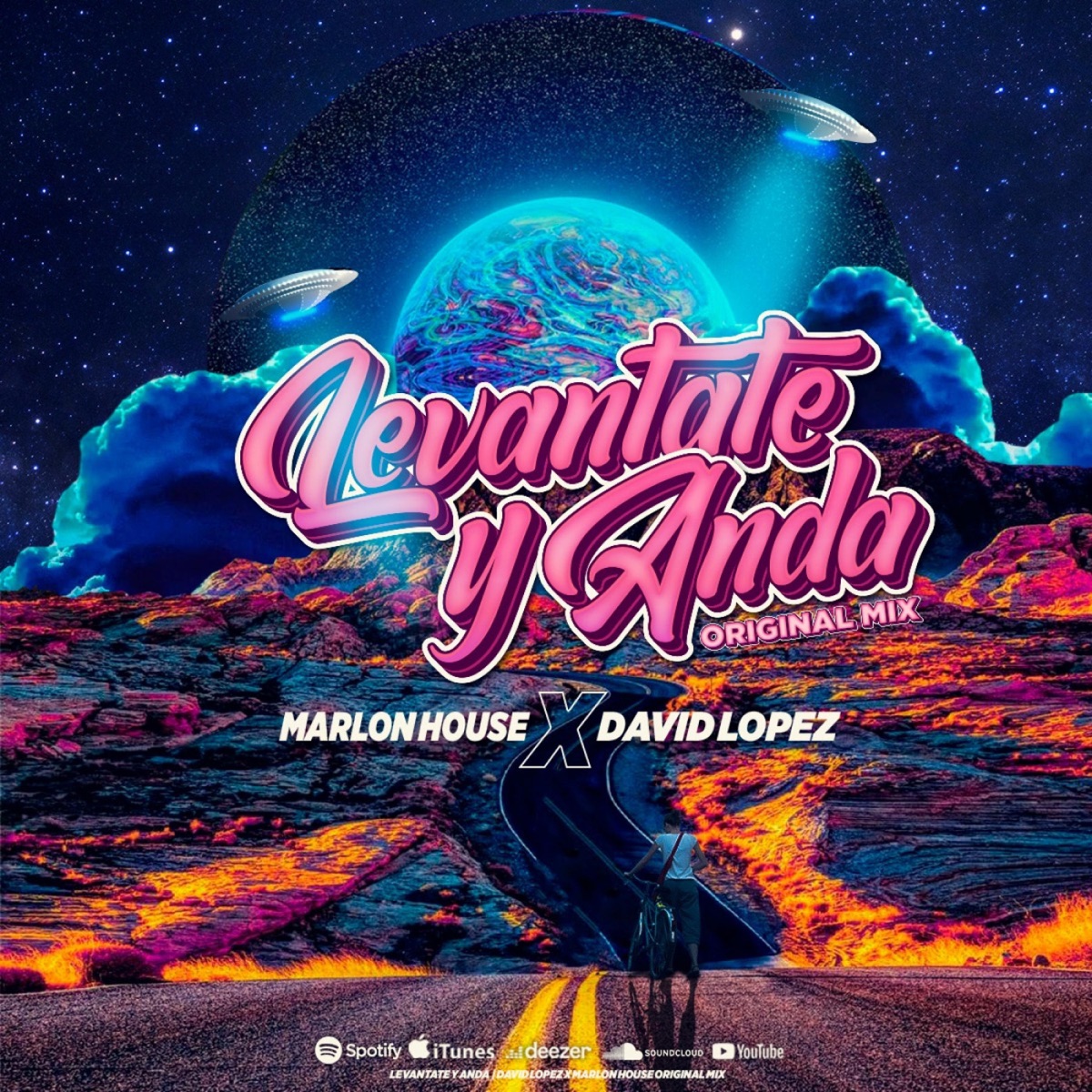 Levantate y Anda - Single by Marlon House & David Lopez album cover