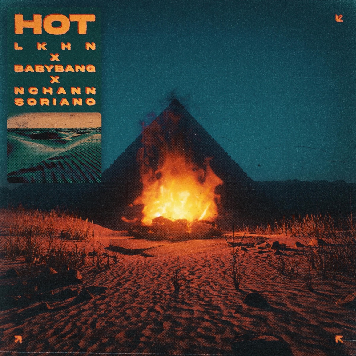 Hot - Single by Lkhn, Babybang & NChann Soriano album cover