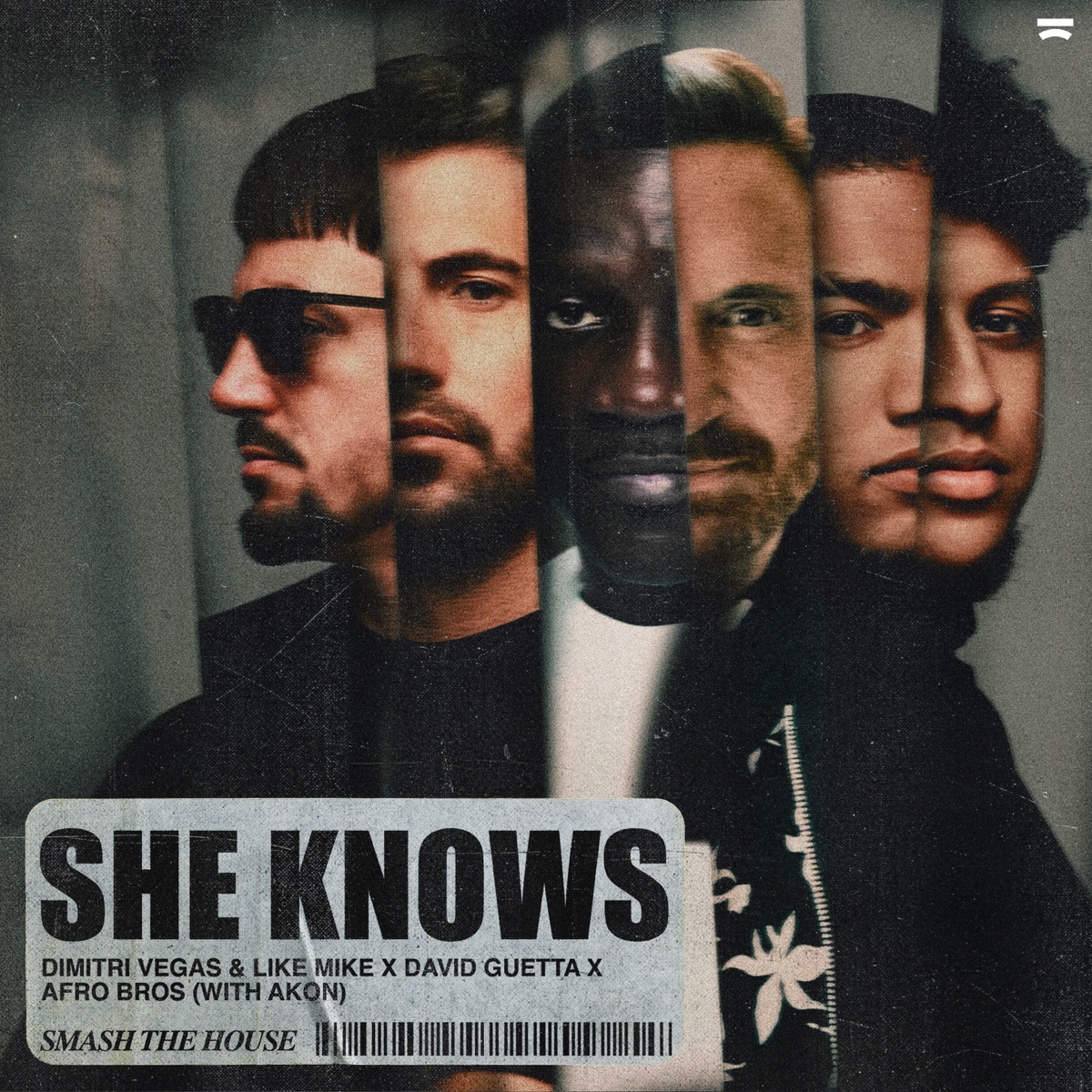 She Knows (With Akon) - Single by Dimitri Vegas & Like Mike, David Guetta & Afro Bros album cover