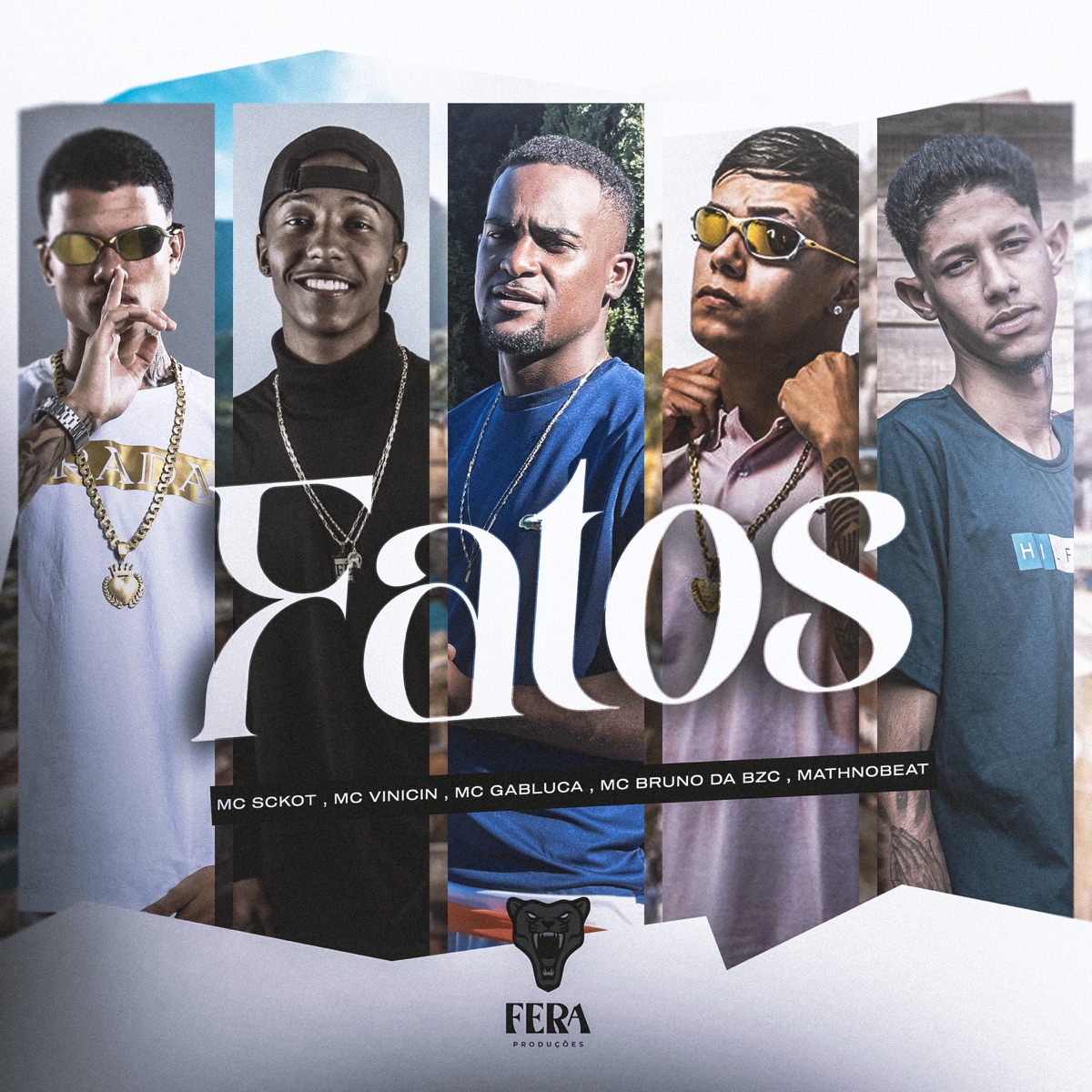 Fatos (feat. Mathnobeat) - Single by MC Skcot, Mc Gabluca, Mc Bruno da Bzc & MC Vinicin album cover