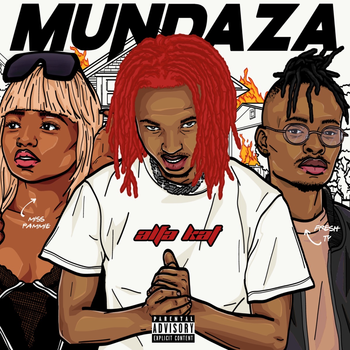 Mundaza (feat. Miss Pammie, Fresh Ty, Mickey Mish & Mustbedubz) - Single by Alfa Kat album cover